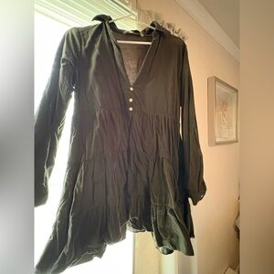 Zara Olive Green Mini Dress
